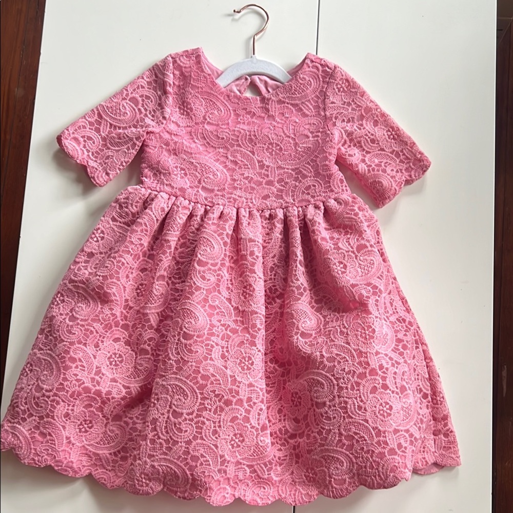 Pink Lace Dress